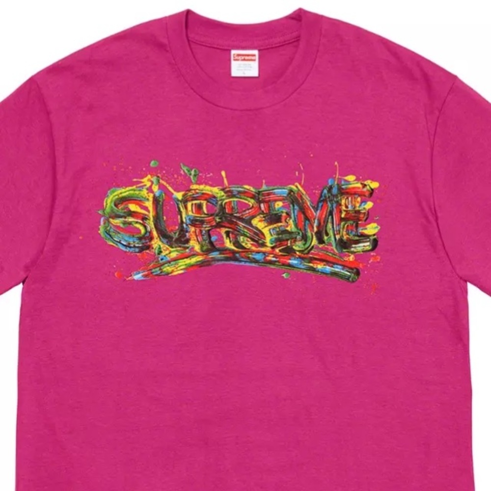 Supreme Paint Logo Tee